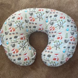 Boppy Nursing Pillow with Woodland Creature Cover
